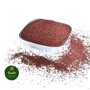 ragi/Kezhvaragu/ finger millet kept in a bowl