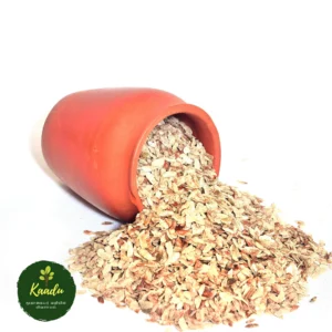 navara rice flakes/ poha spread on the floor