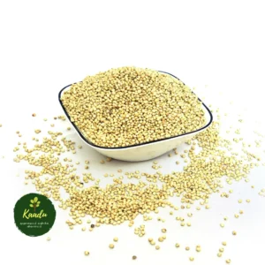 white jowar kept in a bowl