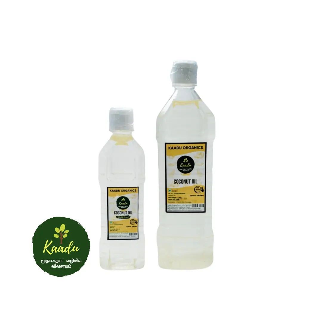 own farm produce, 250ml & 500ml of wood pressed coconut oil
